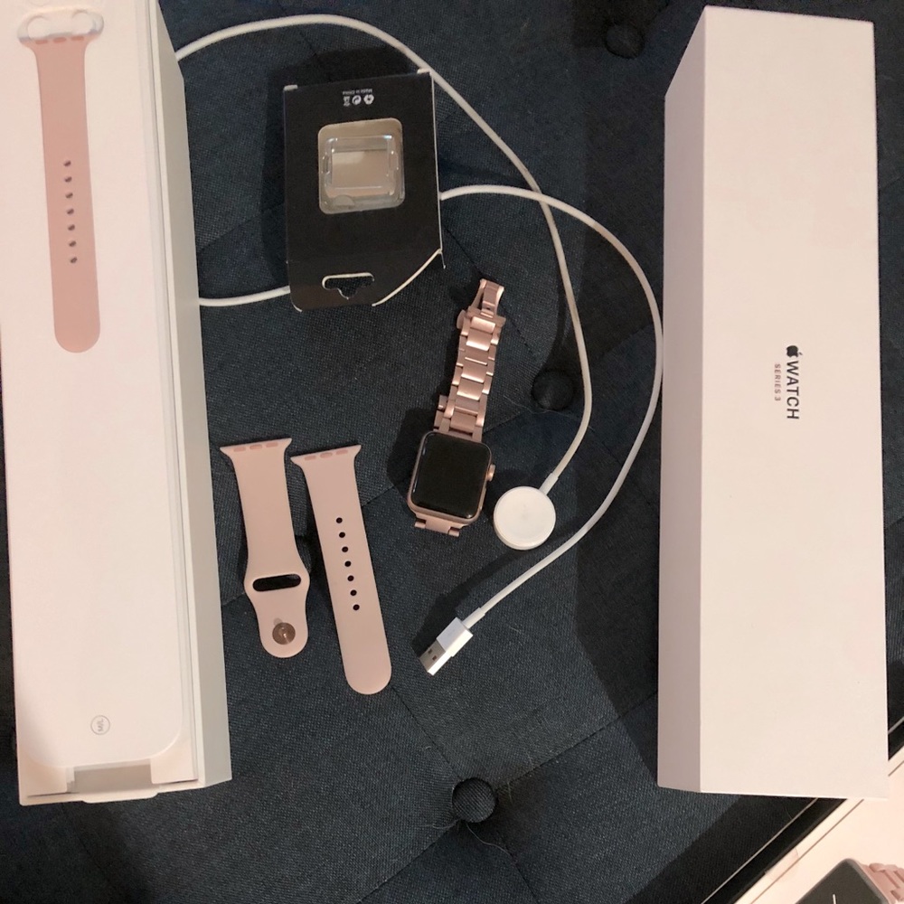 Apple Watch series 3, 38mm rose gold